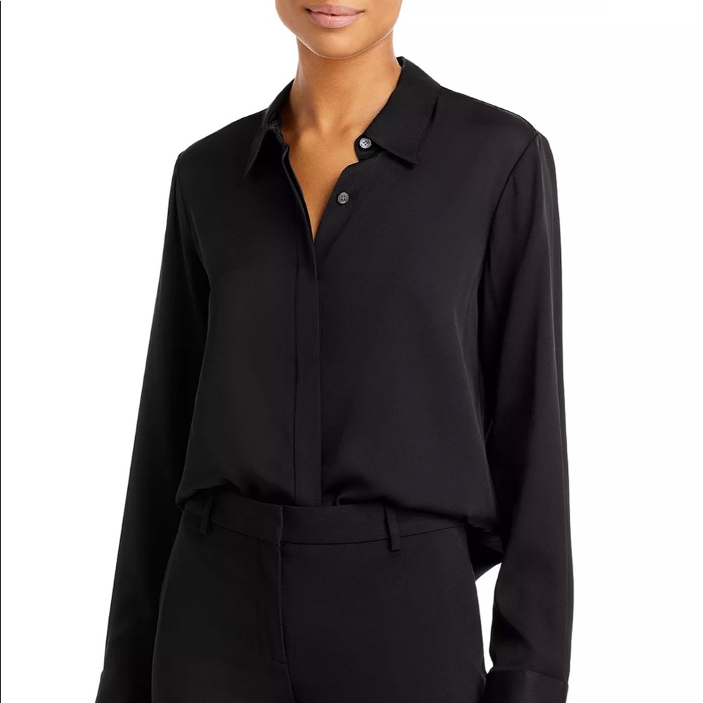 Theory stretch silk blouse (new without tags)